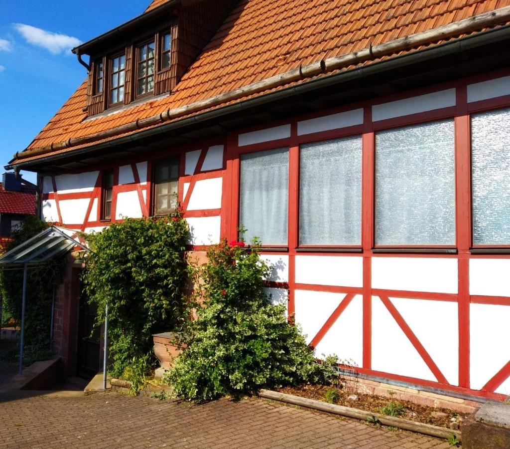 Ferienhaus Marré - mit Grill, Feuerstelle und Gartensauna Waldbrunn  Exterior foto